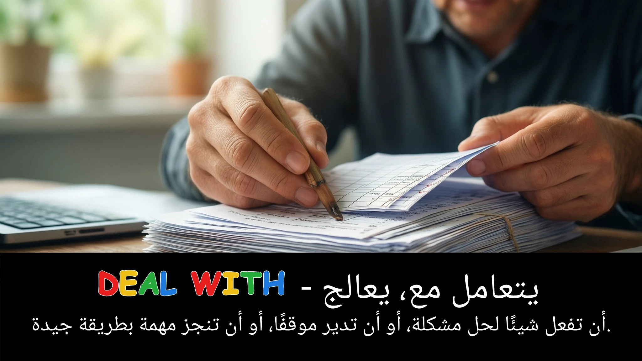 Arabic Illustration for deal with